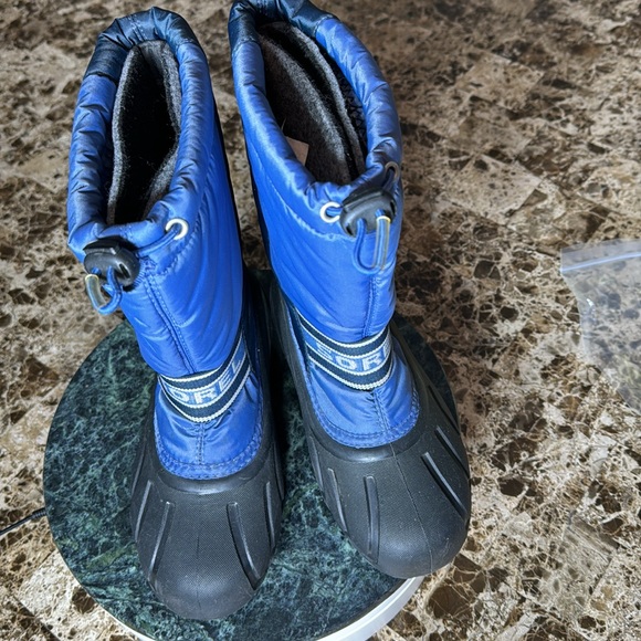 Sorel Insulated Youth ’s Cub Blues Snow Boots Winter Boots - Picture 3 of 12